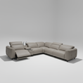 Load image into Gallery viewer, Salvino Full Leather Corner Motion Sofa Set
