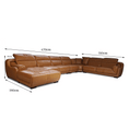 Load image into Gallery viewer, Piero Corner Lounge Suite Leather Uppers
