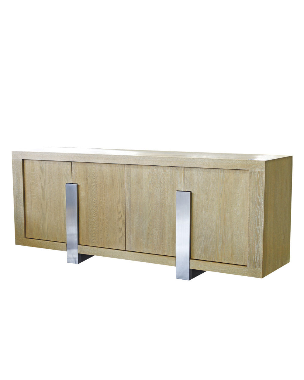 Prague Buffet Natural Oak Grey