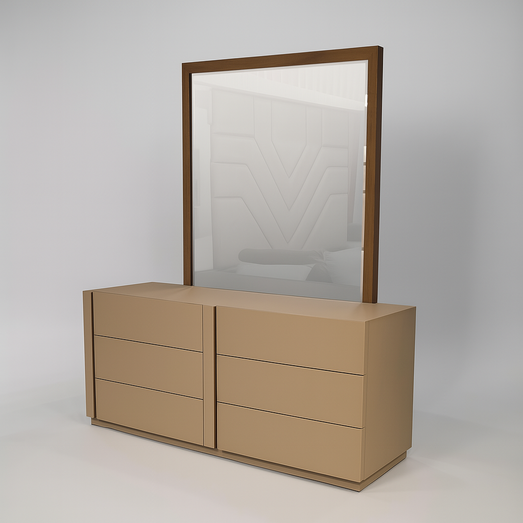 Qayla Dresser And Mirror