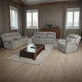 Load image into Gallery viewer, Romano 3pce Leather Uppers Lounge Suite
