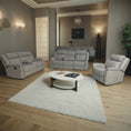 Load image into Gallery viewer, Romano 3pce Leather Uppers Lounge Suite
