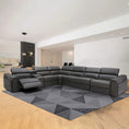 Load image into Gallery viewer, Raddison Corner Leather Uppers Lounge Suite
