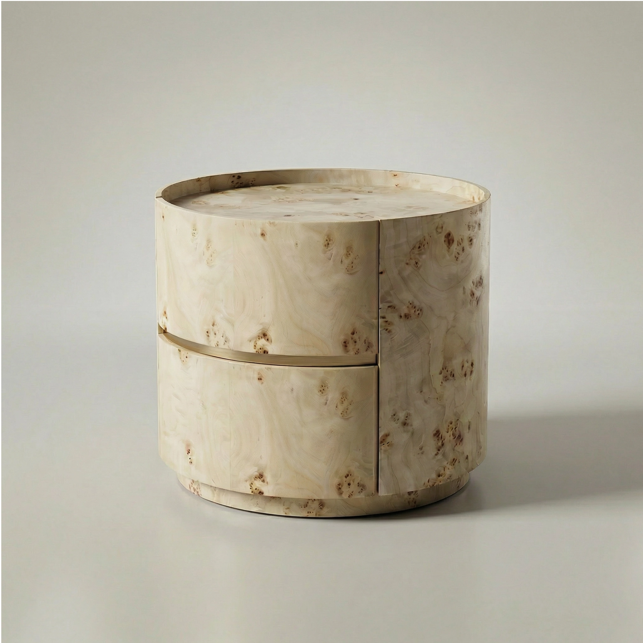 Raven Burl Vaneer Pedestal