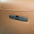 Load image into Gallery viewer, Rivera Leather Uppers Corner Motion Sofa Set
