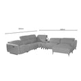 Load image into Gallery viewer, Rivera Leather Uppers Corner Motion Sofa Set
