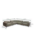 Load image into Gallery viewer, Salvino Mk2 Full Leather Corner Motion Sofa
