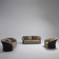 Load image into Gallery viewer, Divina Geniune Leather Upper Sofa Set
