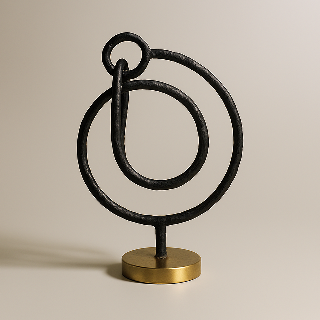 Sculpture Blk/Gld Al-24256