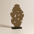 Load image into Gallery viewer, Sculpture Lrg Ltbwn/Blk Al-24594B

