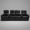 Load image into Gallery viewer, Sheraton 4 Seater Electric Motion Cinema Couch
