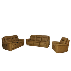 Sierra 3pce Full Genuine Leather Lounge Suite