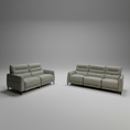Load image into Gallery viewer, Altari Full Leather Motion Sofa Set
