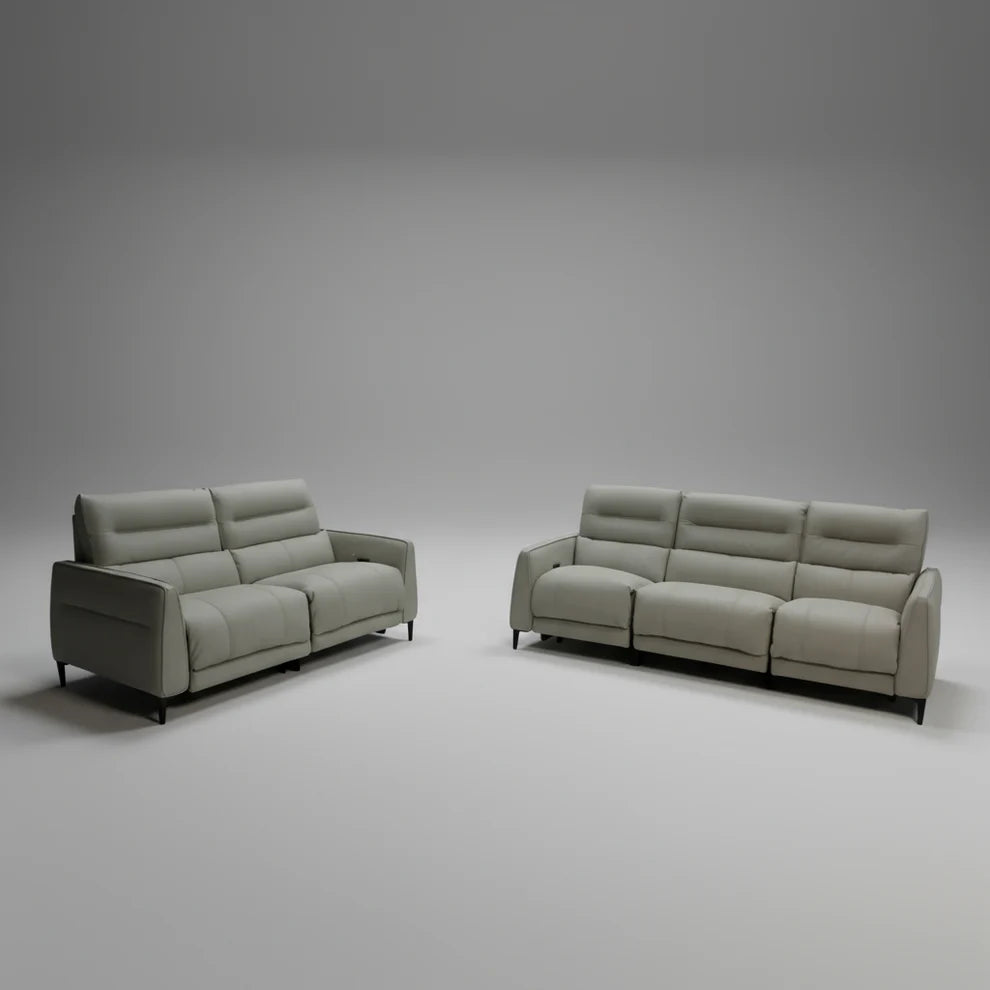 Altari Full Leather Motion Sofa Set