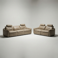 Load image into Gallery viewer, Sonata Full Leather Motion Sofa Set
