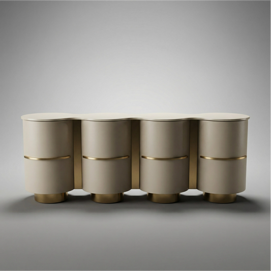 Cyprus Buffet Milk White