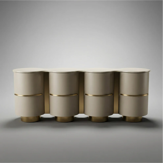 Cyprus Buffet Milk White