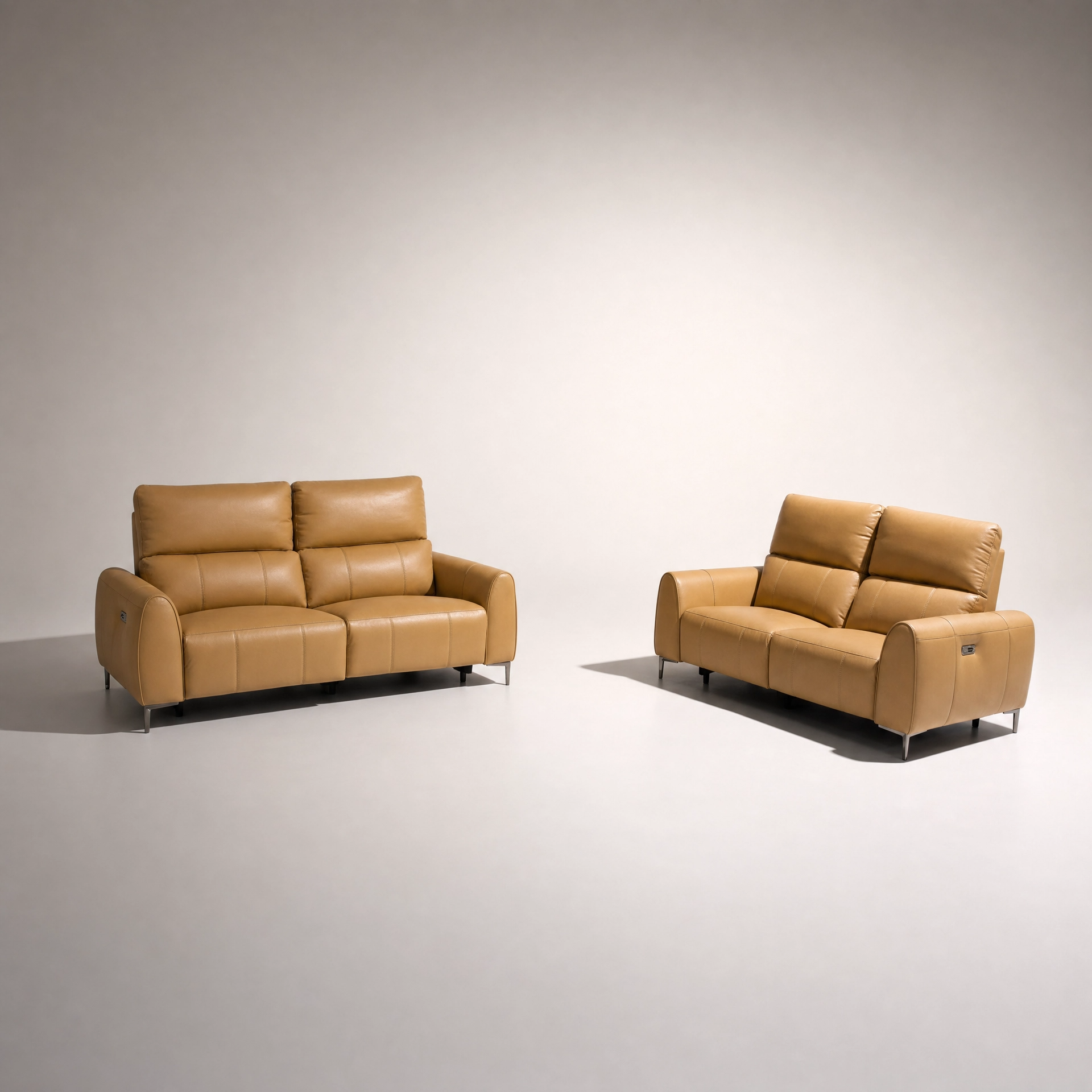 Juliana Full Leather Motion Sofa Set
