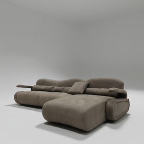 Serpent Full Leather Daybed Sofa