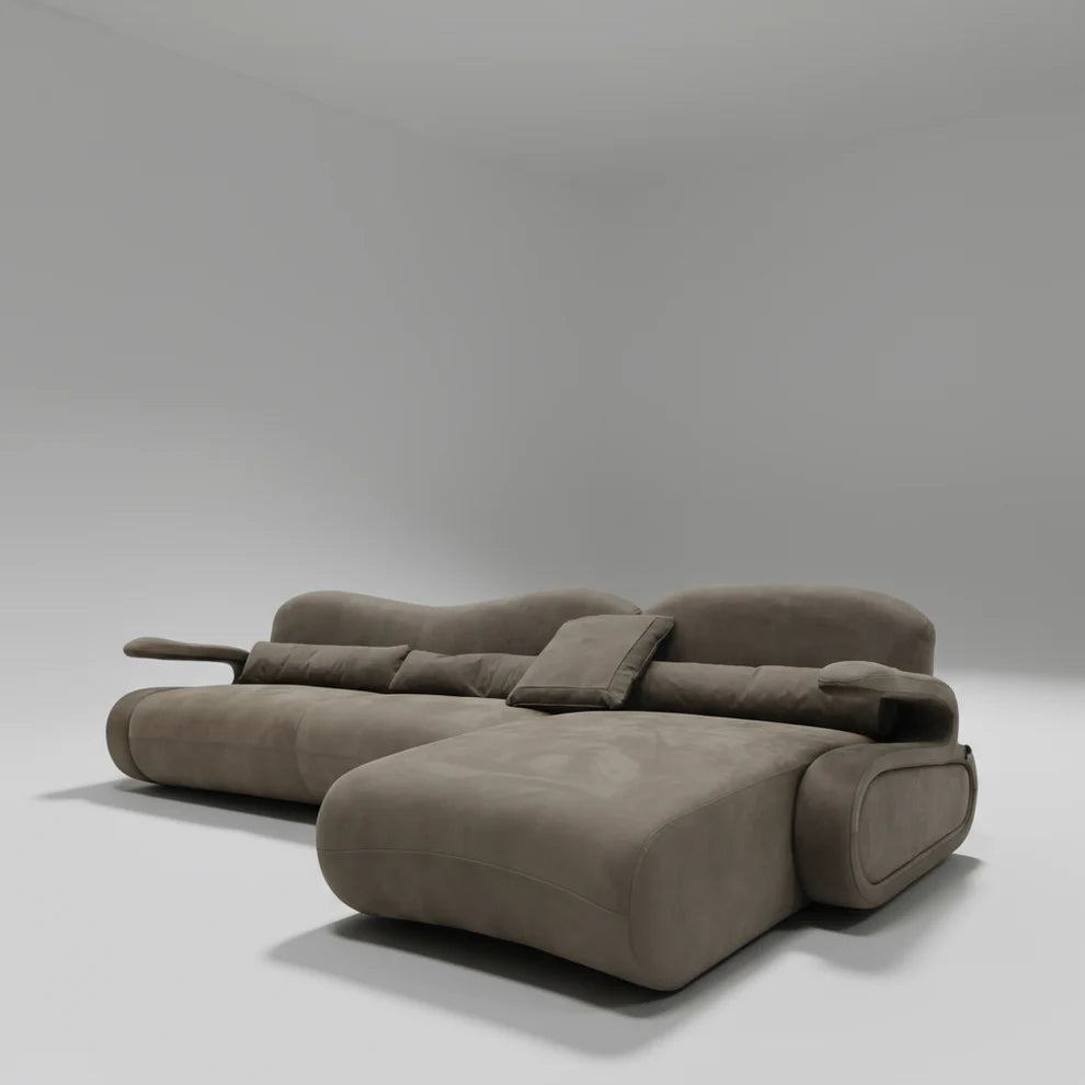 Serpent Full Leather Daybed Sofa