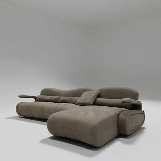 Serpent Full Leather Daybed Sofa