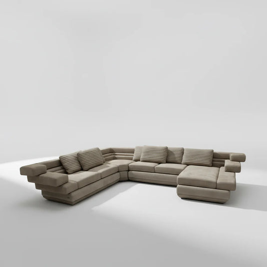 Scala Full Leather Modular Sofa Set