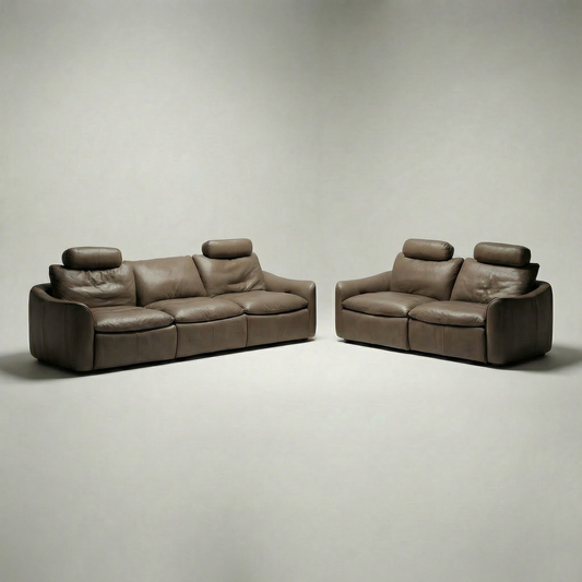 Sonata Full Leather Motion Sofa Set