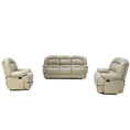 Load image into Gallery viewer, Tulido 3pce Leather Uppers Lounge Suite Dark Beige
