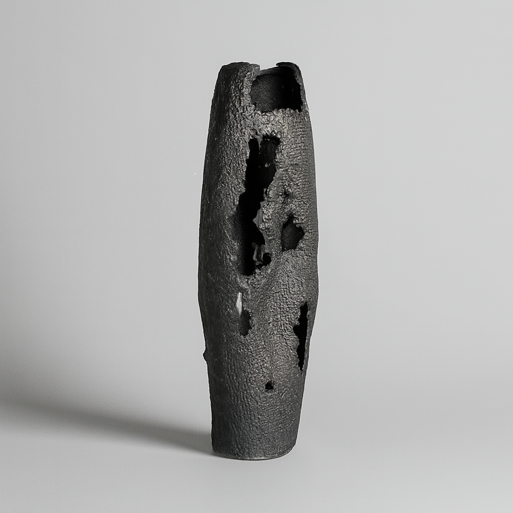 Vase Jute Lg Gry Al-23830B