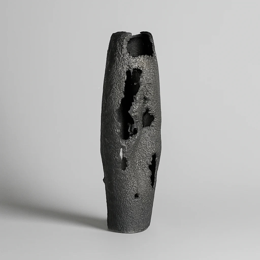 Vase Jute Lg Gry Al-23830B