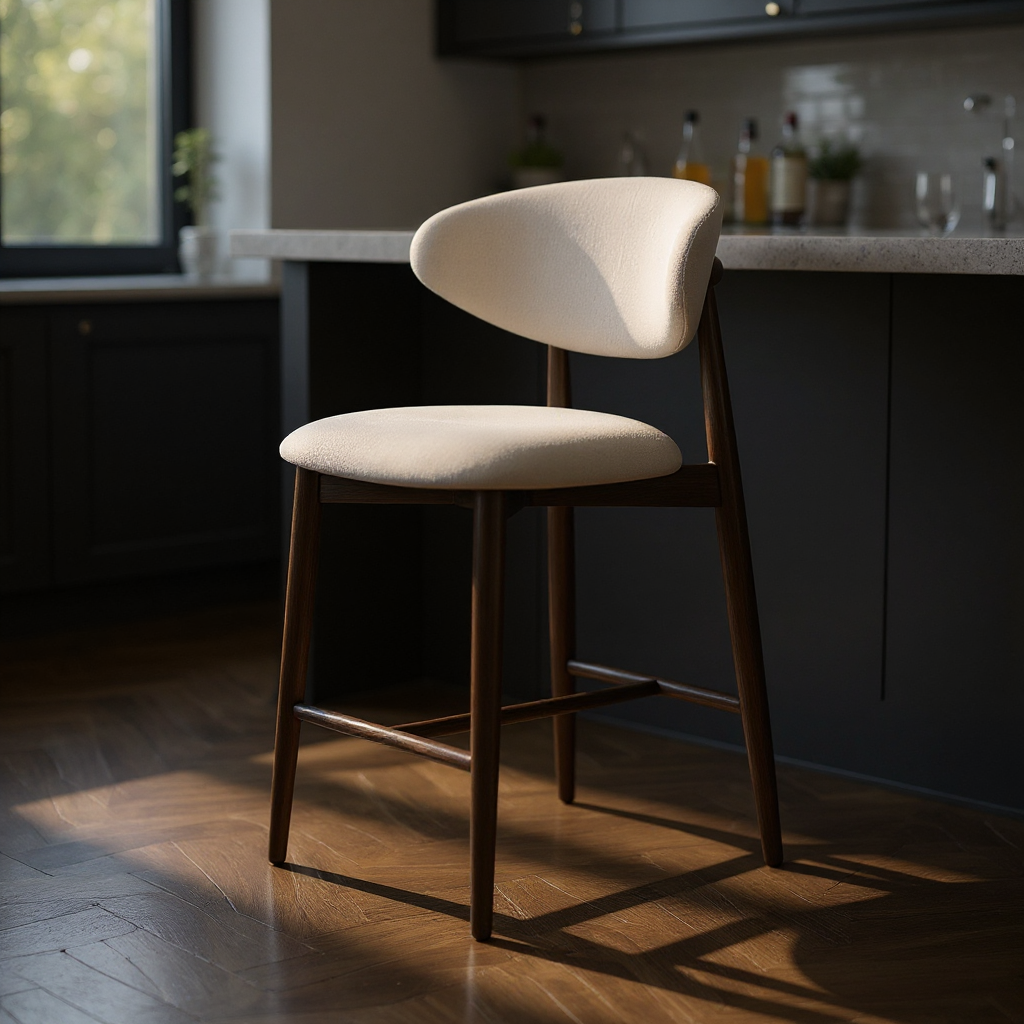 Verona Linen Bar Stool