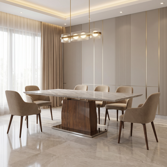 Vienna Dining Table Grey