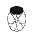 Load image into Gallery viewer, Vieri Velvet Ottoman Black Lc-744
