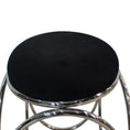 Load image into Gallery viewer, Vieri Velvet Ottoman Black Lc-744
