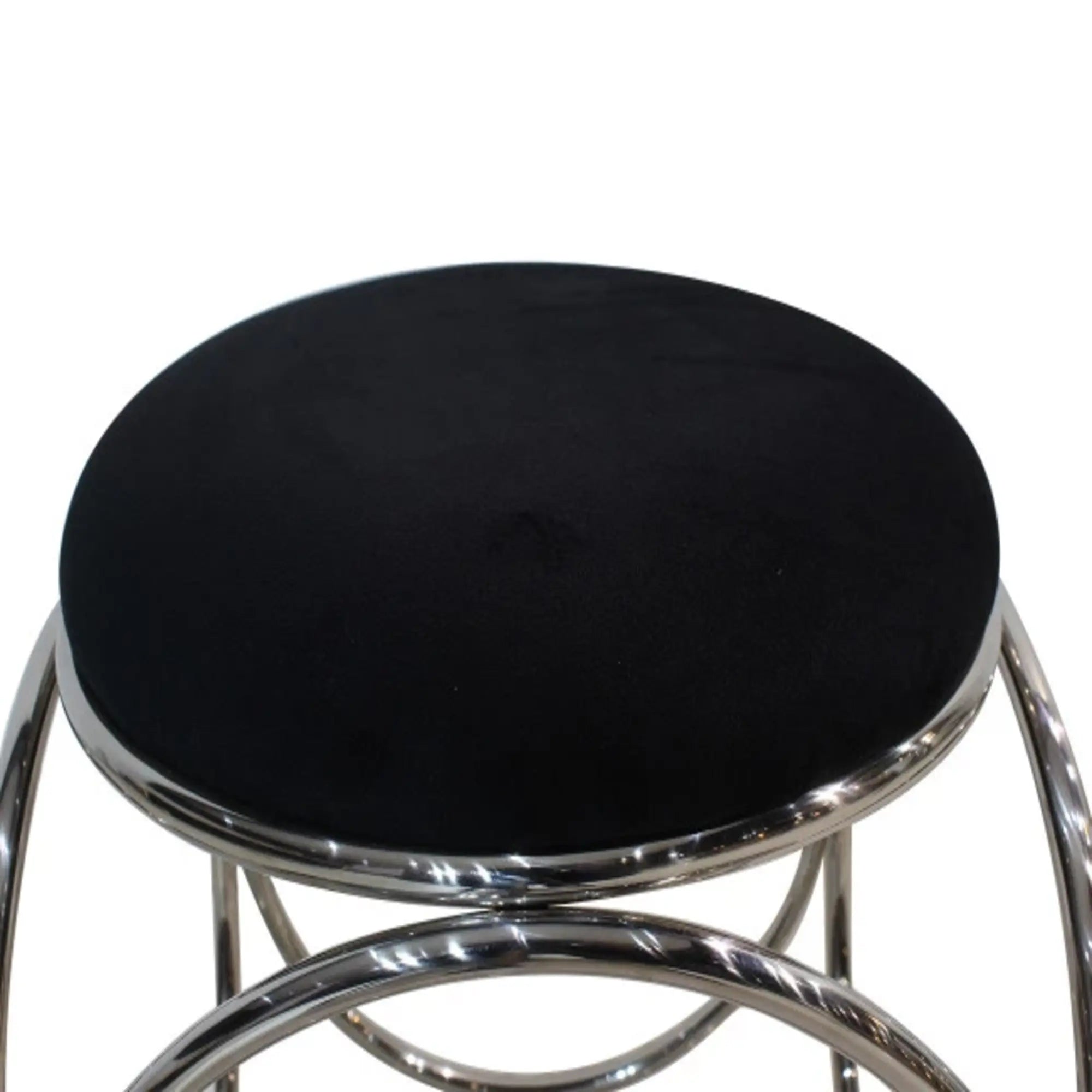 Vieri Velvet Ottoman Black Lc-744