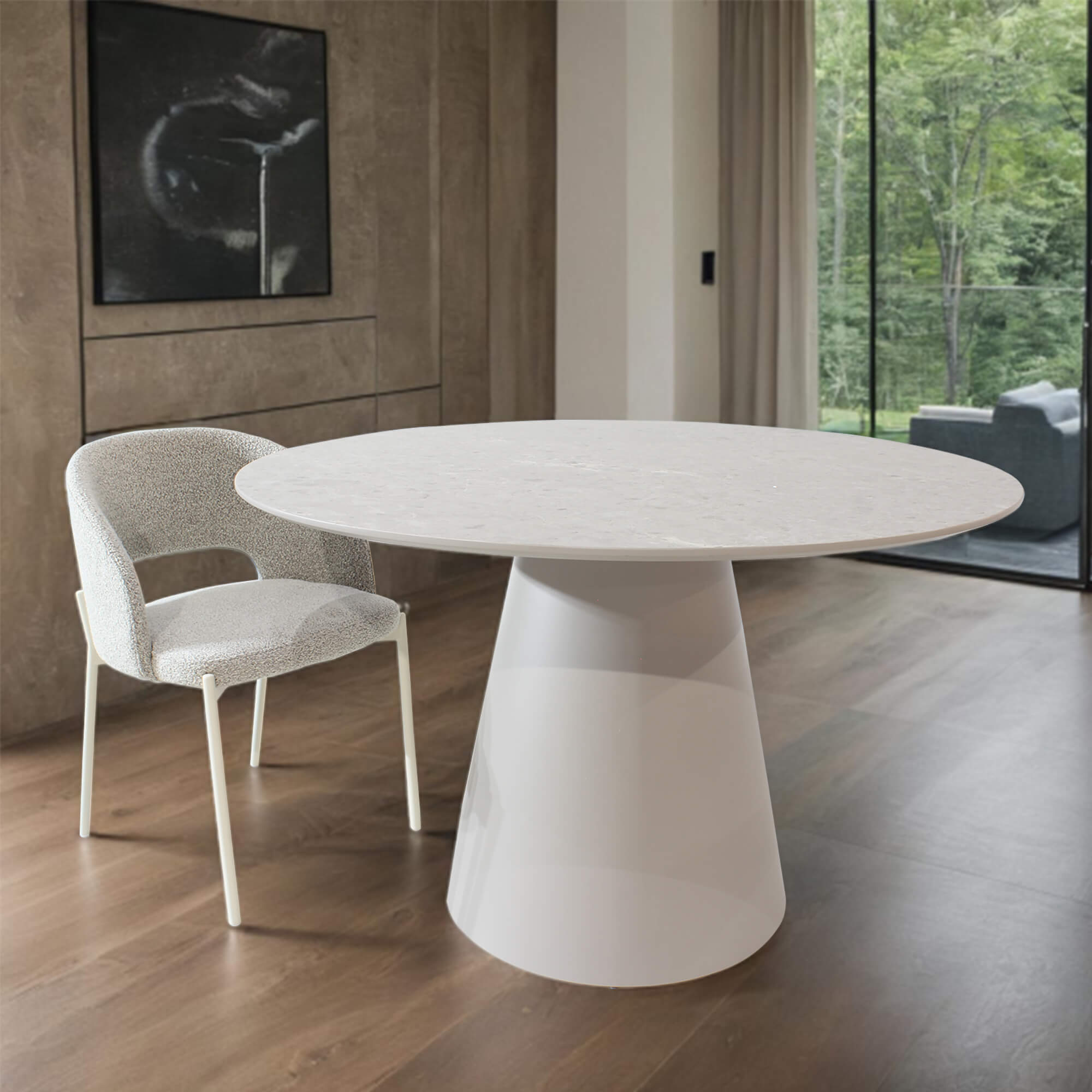 Vivian Dining Table Melamine Top Adtm2112