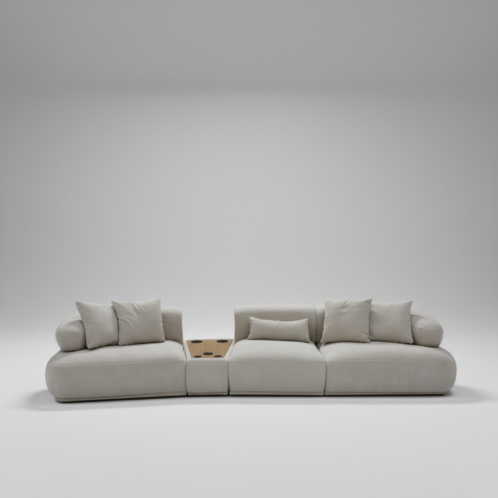 Sergio Fabric Sofa