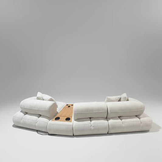 Sergio 4 Seater Fabric Sofa