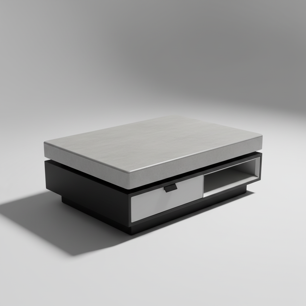 Elton Coffee Table Black And White 552