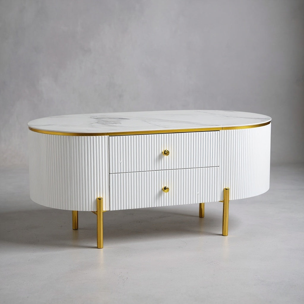 Zak Coffee Table White Dy-107