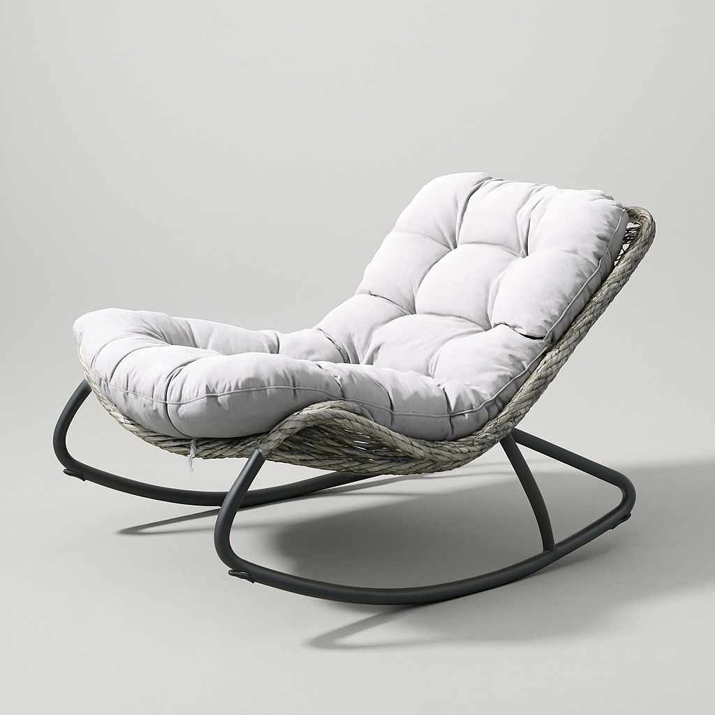 Ruby Rattan Rocking Outdoor Chair Rc-2260T – Essops Home