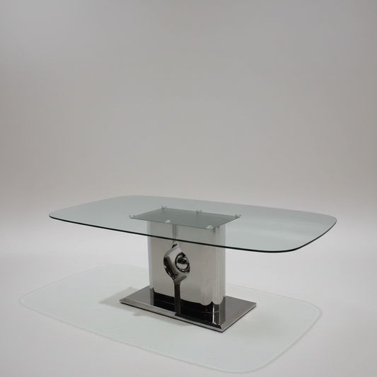Nirvana Dining Table Silver 2376