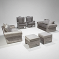 Load image into Gallery viewer, Ambrogio Sofa Set
