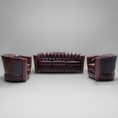 Load image into Gallery viewer, Samantha Leather Sofa Set

