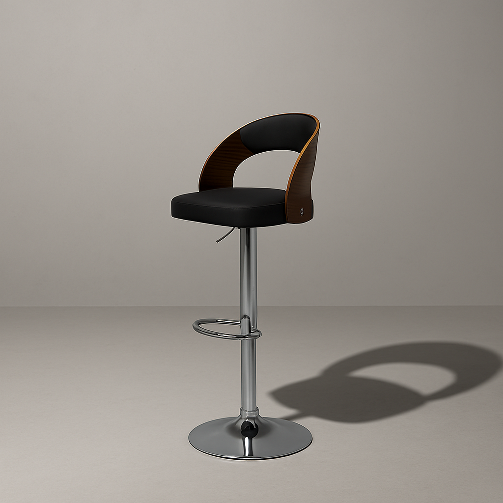 Portofino Bar Chair Walnut AC-1088