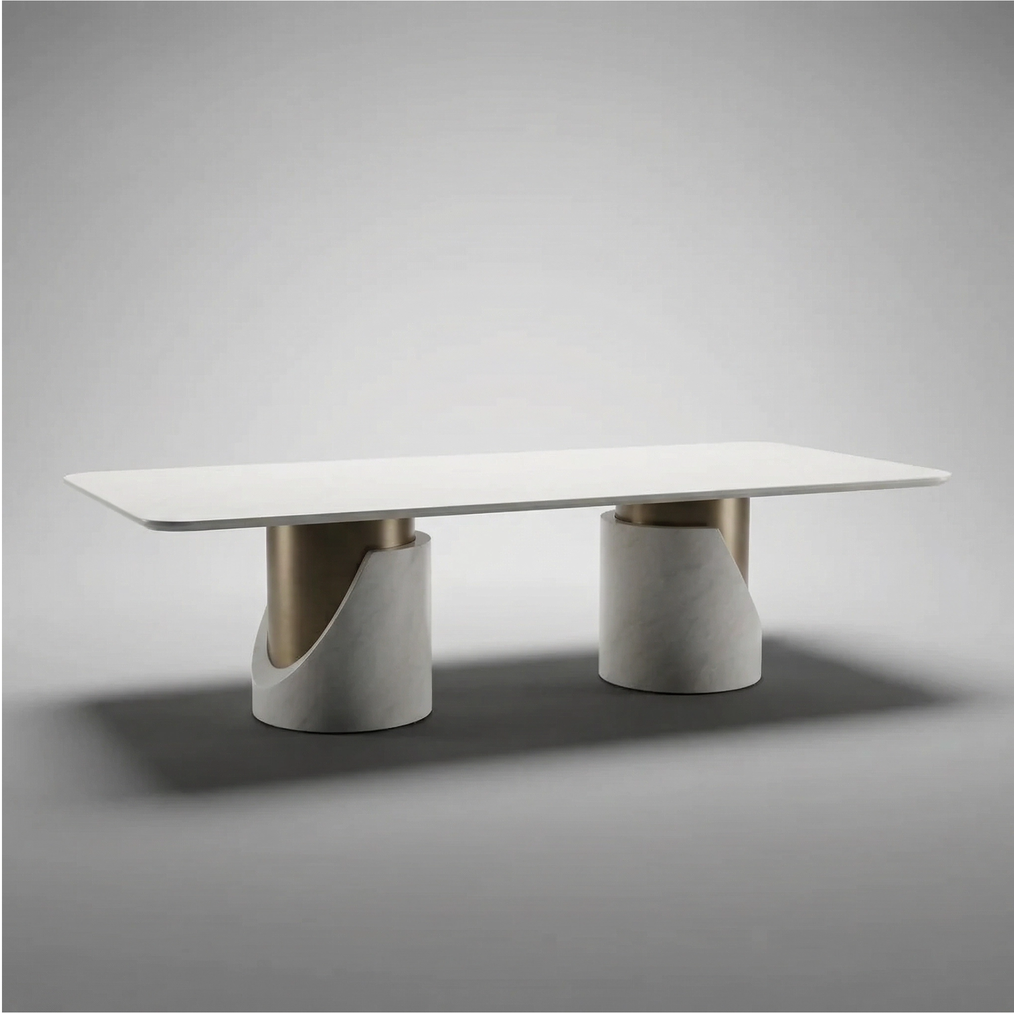 Cyprus Dining Table Milk White