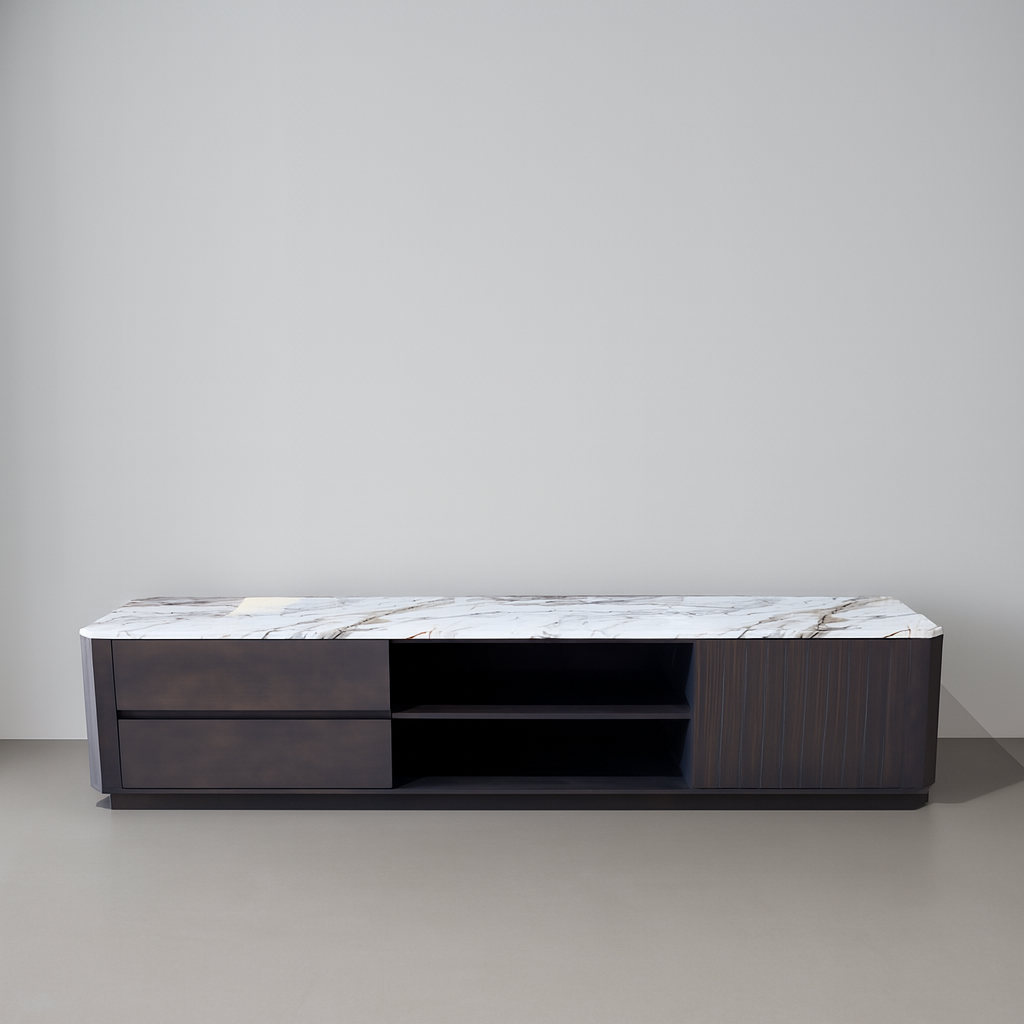 Diablo Tv Unit Ash Veneer E-Marble
