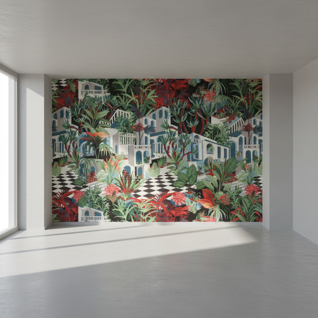 Wallpaper Villa DOro-Sangria