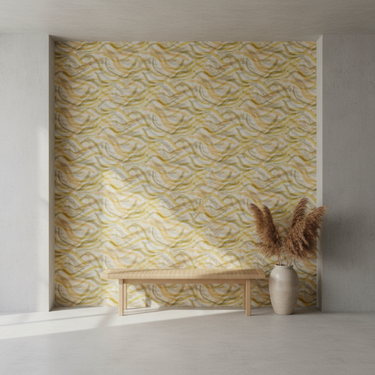 Wallpaper Waveburst-Lemoncello