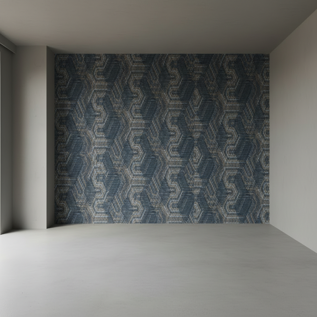 Wallpaper Intertwined-Denim